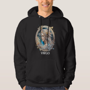 Jungfrau Dame Erde Astrologisches Sternzeichen Mer Hoodie