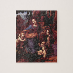 Jungfrau der Felsen durch Leonardo da Vinci Puzzle