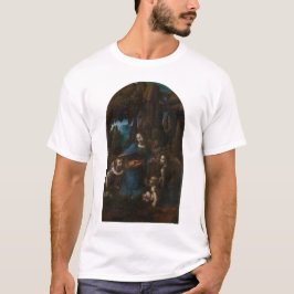 Jungfrau der Felsen durch Leonardo da Vinci T-Shirt