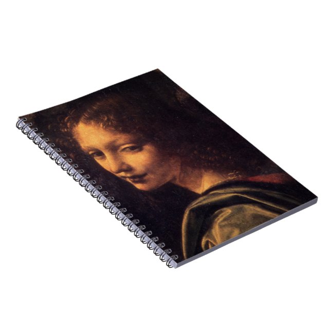 Jungfrau der Felsen - Engelszeitschrift Notizblock (Rechte Seite)