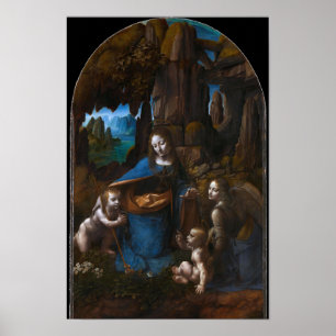 Jungfrau der Felsen - Nationalgalerie - Poster