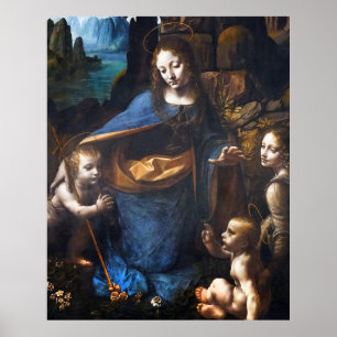 Jungfrau der Felsen Poster