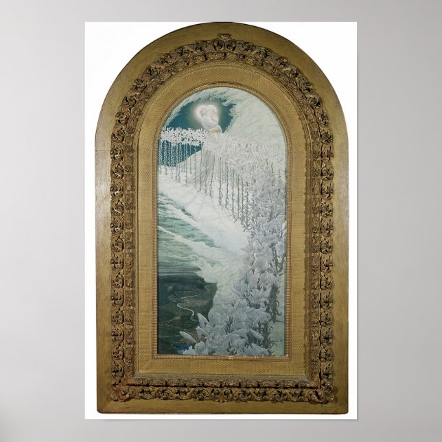 Jungfrau der Lilien, 1899 Poster (Vorne)