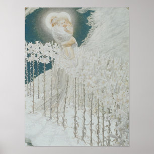 Jungfrau der Lilien Poster
