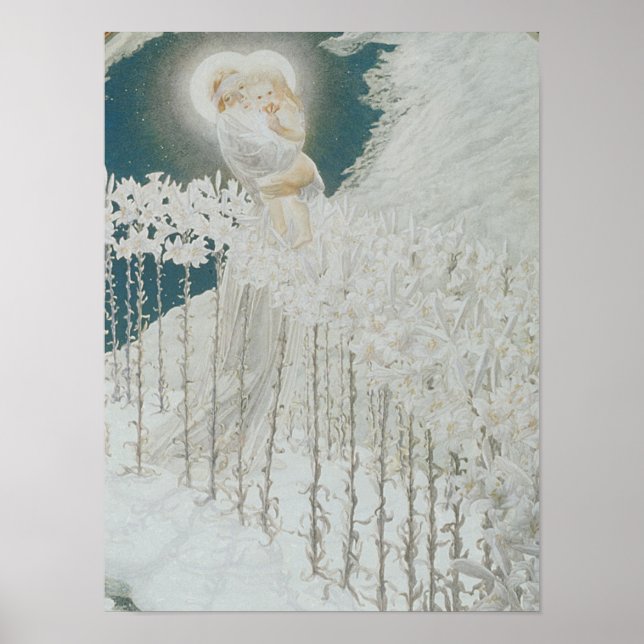 Jungfrau der Lilien Poster (Vorne)