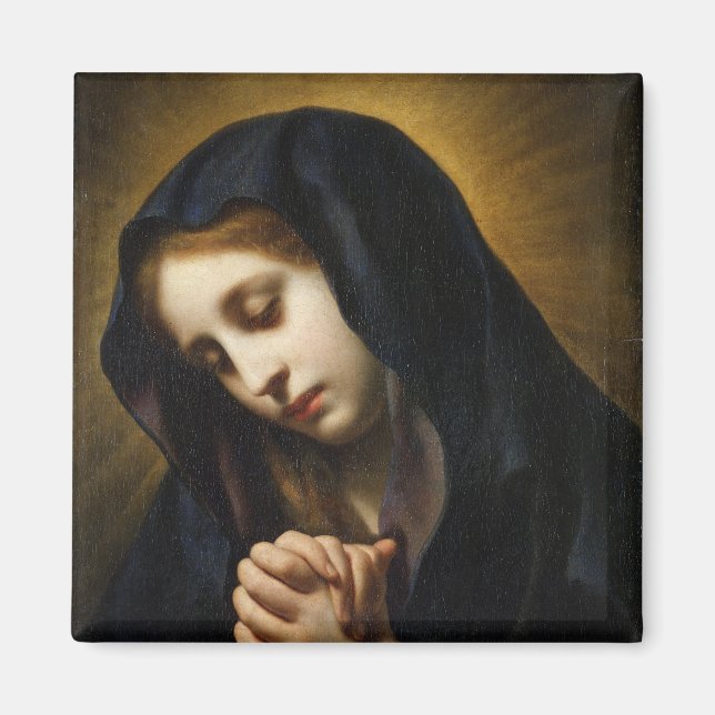 Jungfrau der Verkündung, c.1653-55 Magnet (Vorne)