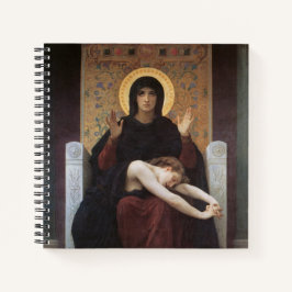 Jungfrau des Trostes - William Adolphe Bouguereau Notizbuch