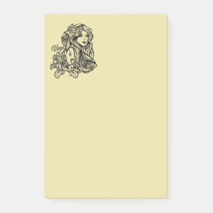 Jungfrau Die Jungfrau Sternzeichen Golden Post-it Klebezettel
