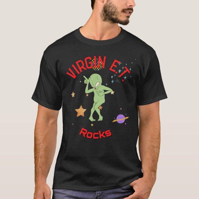 Jungfrau E.T. Felsen (Jungfische Felsen) T-Shirt (Vorderseite)