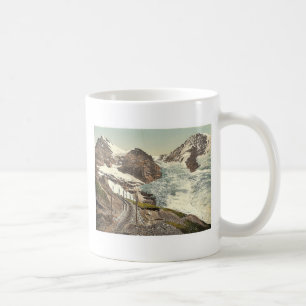 Jungfrau, Eisenbahn, Eiger und Monch, mit Eiger Gl Kaffeetasse