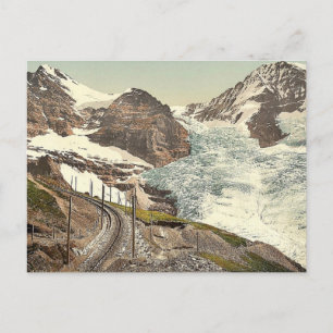 Jungfrau, Eisenbahn, Eiger und Monch, mit Eiger Gl Postkarte