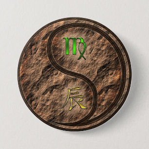 Jungfrau & Erddrache Button