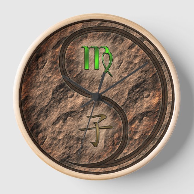 Jungfrau & Erde Ratte Uhr (Vorderseite)