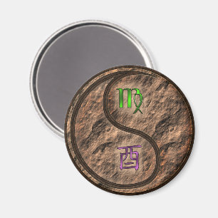 Jungfrau & Erdhahn Magnet