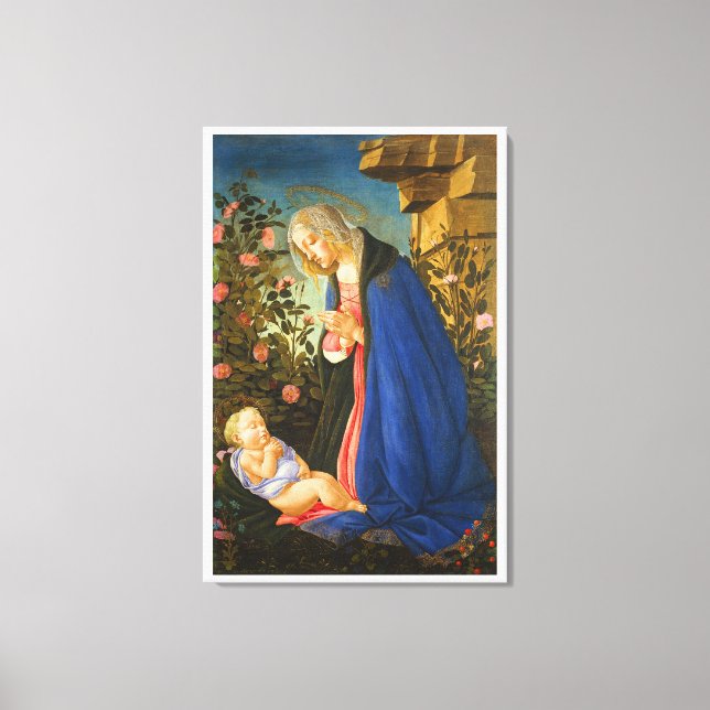 JUNGFRAU ERKRANKUNG SCHLAFKIND LEINWANDDRUCK (Vorderseite)