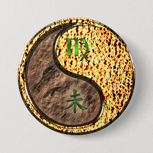 Jungfrau & Feuer Ziege Button