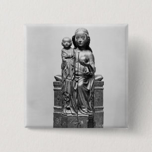 Jungfrau geschlossen, Anfang des 15. Jahrhunderts Button