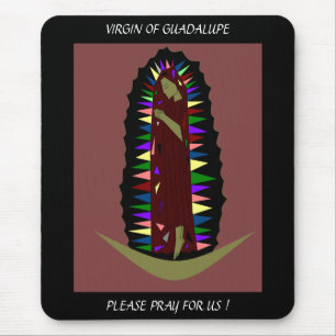 JUNGFRAU GUADALUPE BITTE FÜR UNS BITTE BEACHTEN ! MOUSEPAD