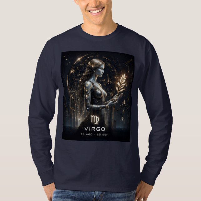 Jungfrau, Horoskop,  T-Shirt (Vorderseite)