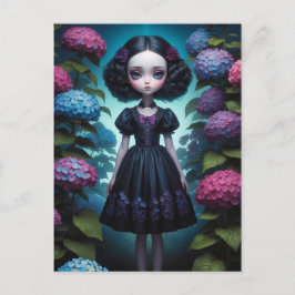 Jungfrau - Hortensia Postkarte