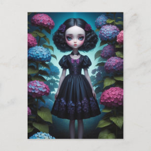 Jungfrau - Hortensia Postkarte