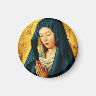 Jungfrau im Gebet von Riga Magnet