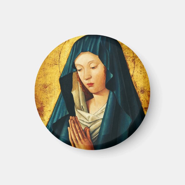 Jungfrau im Gebet von Riga Magnet (Vorne)