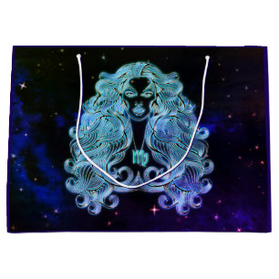 Jungfrau in der Jungfrau zodiac Geschenktasche Große Geschenktüte