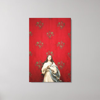 Jungfrau in der Spaccanapoli Kirche, Neapel Leinwanddruck