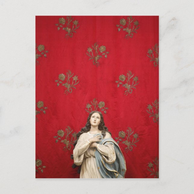 Jungfrau in der Spaccanapoli Kirche, Neapel Postkarte (Vorderseite)