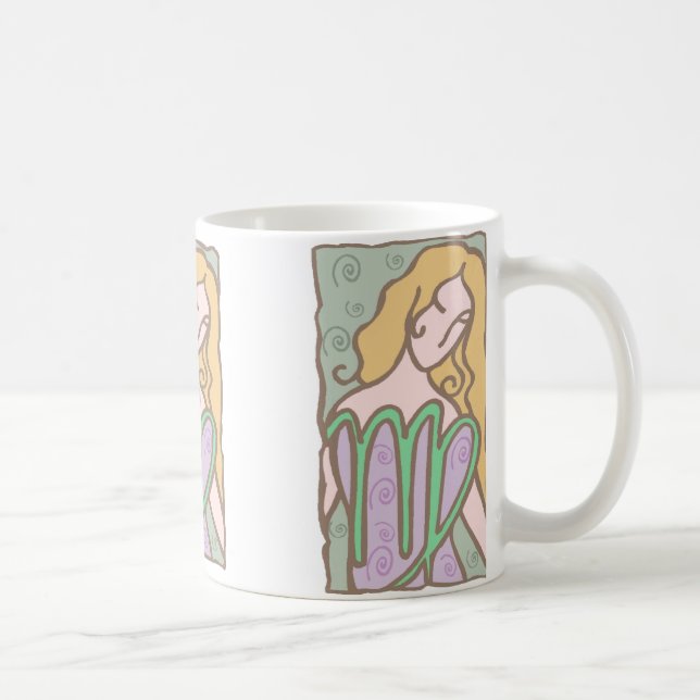 Jungfrau in Lavendel der 1920er Tasse (Rechts)