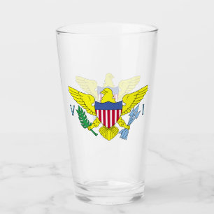 Jungfrau Islands Flaggenglas-Cup Glas
