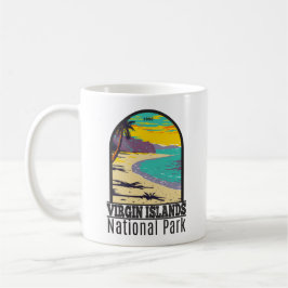 Jungfrau Islands National Park Trunk Bay Beach Kaffeetasse