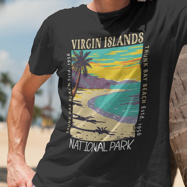 Jungfrau Islands National Park Trunk Bay Not leide T-Shirt (Von Creator hochgeladen)