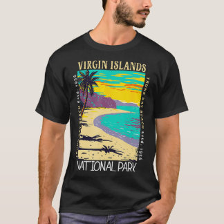 Jungfrau Islands Nationalpark gestört Vintag T-Shirt