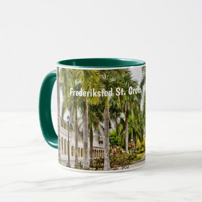 Jungfrau Islands St. Croix Frederiksted USVI Tropi Tasse (Vorderseite Links)
