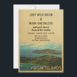 Jungfrau Islands Wedding Invitation Vintag USVI BV Einladung<br><div class="desc">Eine einzigartige Hochzeitsinsel der Vintagen Jungfrau mit unzähligen Charme aus der Mitte des Jahrhunderts mit Blick auf den St. Thomas. Feiern Sie Ihre Jungfrau Islands Hochzeit in Urlaubsort mit dieser netten Retro Jungfrau Islands Hochzeit einladen.</div>