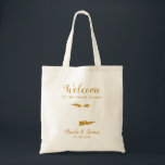 Jungfrau Islands Wedding Welcome Bag, Gold Tragetasche<br><div class="desc">Hochzeitswochenende Begrüßungsgeschenk-Tasche für Gäste außerhalb der Stadt zu Ihrer Hochzeit,  mit dem Bild der Jungfrau Islands,  mit Herzlichkeit können Sie an der genauen Stelle platzieren. Füllen Sie die Tasche mit Ihren Lieblings-Leckereien Goodies,  um Ihre Gäste willkommen zu heißen.</div>