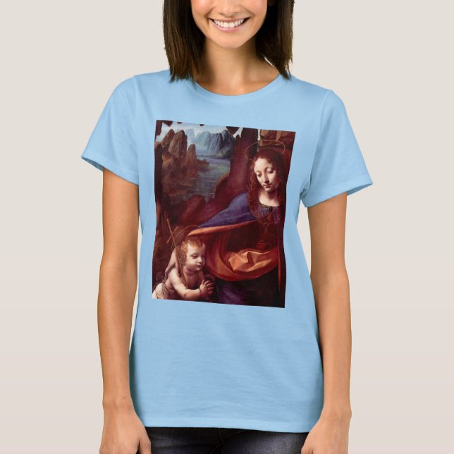 Jungfrau Leonardo da Vinci (Madonna) T-Shirt (Vorderseite)
