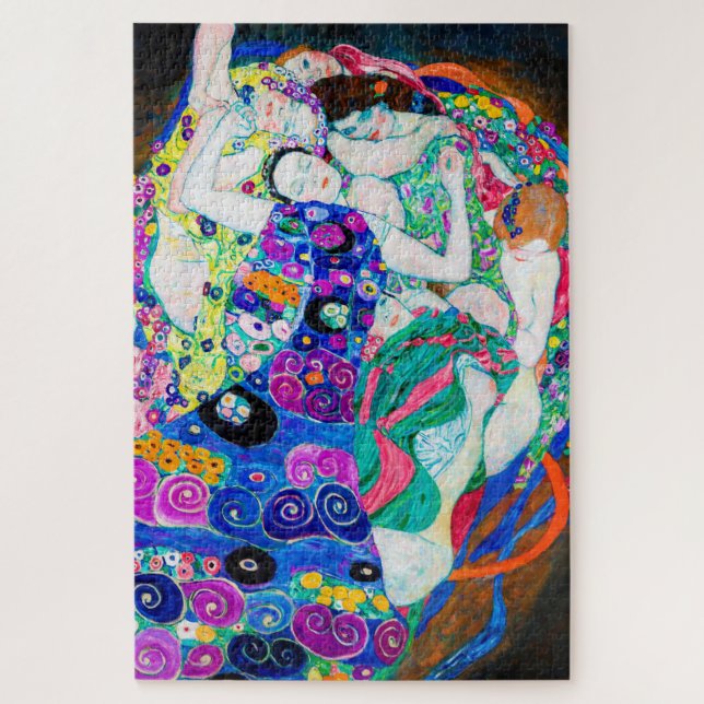 Jungfrau (Mädchen), Gustav Klimt Puzzle (Vertikal)