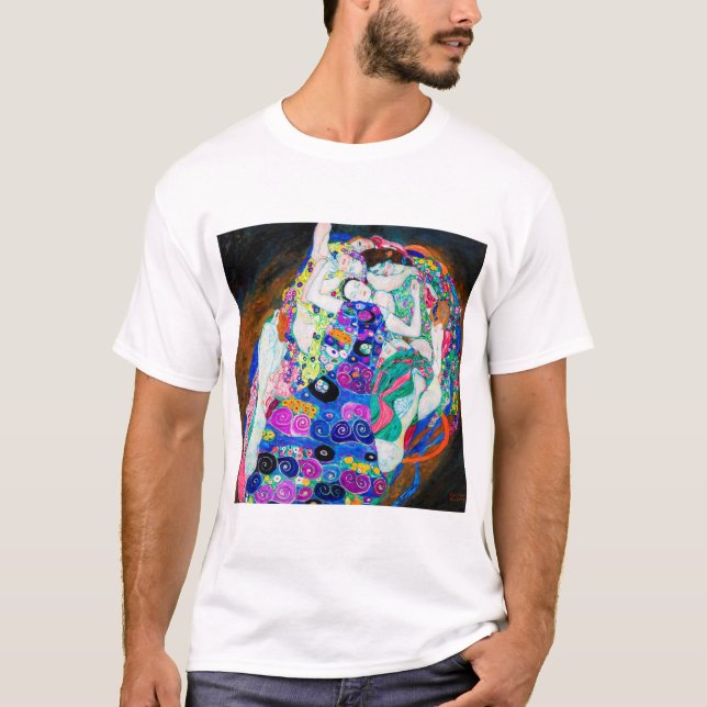 Jungfrau (Mädchen), Gustav Klimt T-Shirt (Vorderseite)