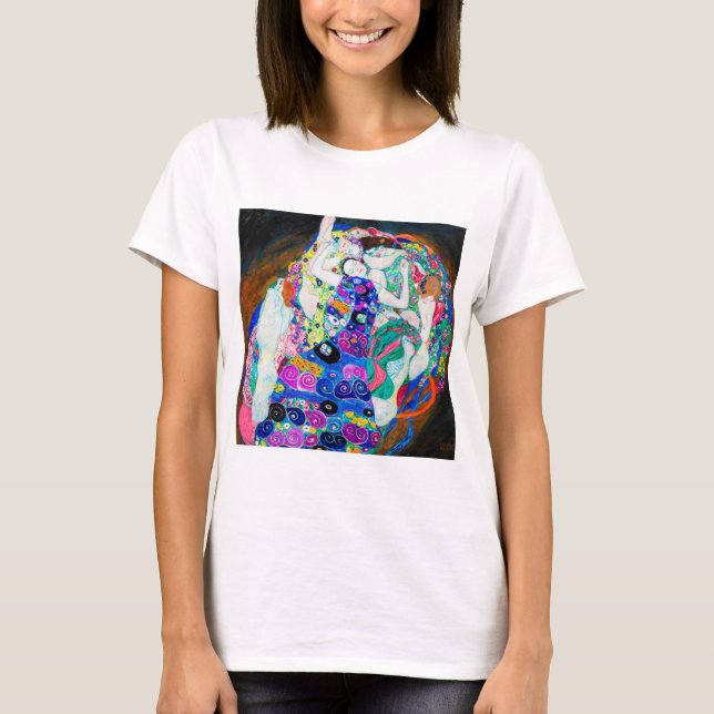 Jungfrau (Mädchen), Gustav Klimt T-Shirt (Vorderseite)