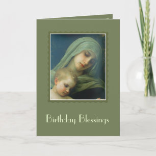 Jungfrau Madonna Mary mit Christkind Jesus Karte