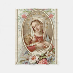 Jungfrau Madonna Mary mit Fleecedecke