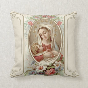Jungfrau Madonna Mary mit Kissen
