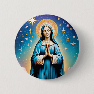 Jungfrau-Maria-Abzeichen-Button Button