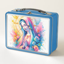 Jungfrau Maria auf Lunchbox