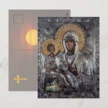 Jungfrau Maria Dreihand-Ikone religiös