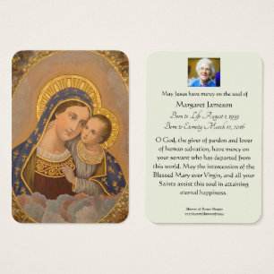 Jungfrau Maria Jesus Guter Rat Begräbnis Religiös