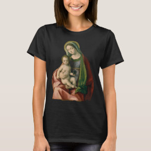 Jungfrau Maria mit Jesuskind religiös T-Shirt